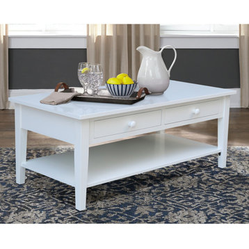 Spencer Coffee Table, White