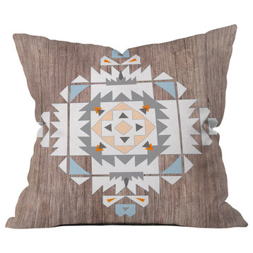 Deny Designs Iveta Abolina Cream Tribal Outdoor Throw Pillow