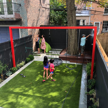 Kids Garden in a Shady Backyard