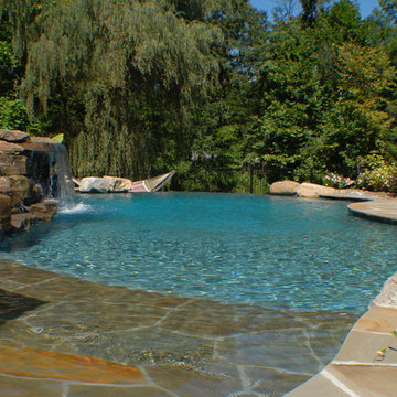 Waterfall and Infinity Pool