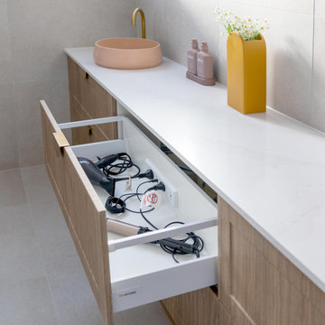 Bathroom Vanity In-Drawer Trio Outlets
