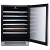 Library Series 24" Single Zone Wine Cooler, 54-Bottle Capacity
