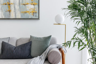 Trendy home design photo in Singapore