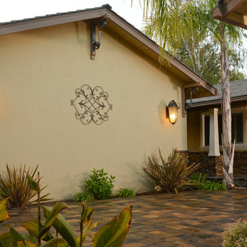 Bay Area full house renovation craftsman / Mediterranean Los Gatos project