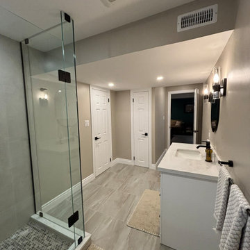 Dianne & Steven's Basement Bathroom (From Scratch)