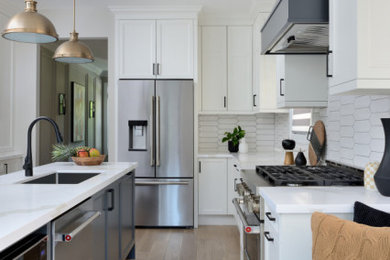 Inspiration for a contemporary kitchen remodel in Other