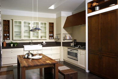 Inspiration for a contemporary kitchen in Hertfordshire.