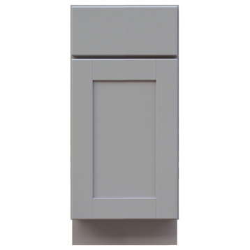 Sunny Wood GSB15-A Grayson 15"W Single Door Base Cabinet - Dove Gray