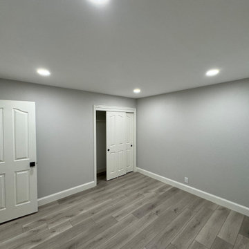 Home Remodel/ One Bath/paint/popcorn removal/LED Can lights/baseboards/Flooring