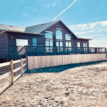 Three Rail with Mesh Wire & Picket Fence | Installation