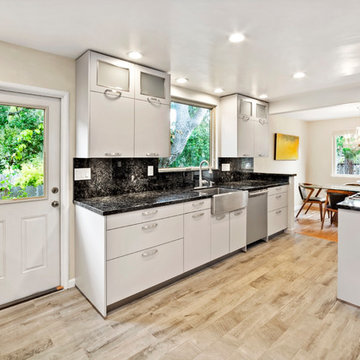Monochrome Contemporary Kitchen