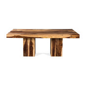 Anand Rectangular Rosewood Dining Room Table, Natural