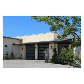 Limestone Wall Cladding - Contemporary - Garage - Austin - by Espinoza ...