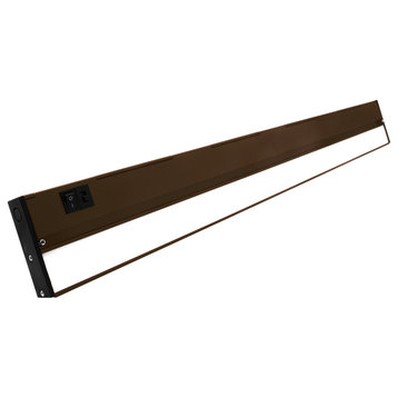 NUC-5 Series Selectable LED Under Cabinet Light, Oil Rubbed Bronze, 30