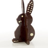 BigKitchen 3D Brown Silicone Easter Egg and Rabbit Mold