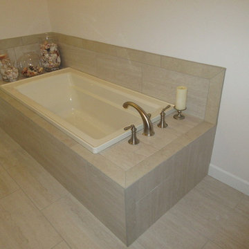 Modern White Subway Tiles Bathroom