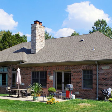 Brick and Stone Ranch Custom Home | Sappington, MO