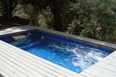 Example of a classic pool design in Los Angeles