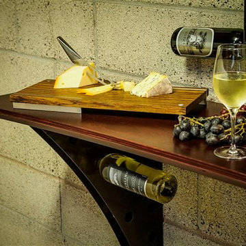 Bespoke zebra wood cheese serving platter