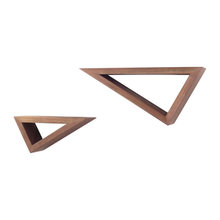 Corner shelves