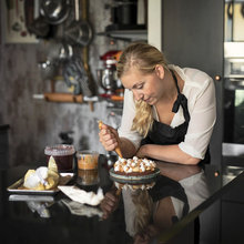 Houzz Tour: Tårnlejlighed med hygge, hængekøje og caféstemning