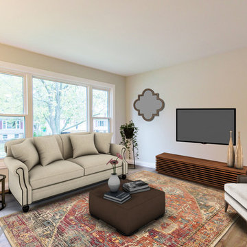 Virtual staging raised ranch