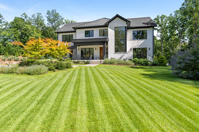 Trendy exterior home photo in Charlotte