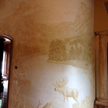 Bas-relief Wall Mural