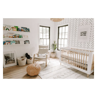 Minimal Boho Nursery Interior - Modern - Nursery - Dallas - by Livettes ...