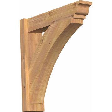 Thorton Smooth Traditional Outlooker, Western Red Cedar, 6"W x 24"D x 24"H