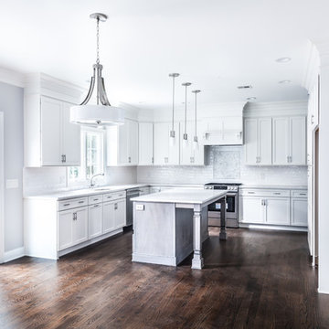 White, Shaker Kitchen