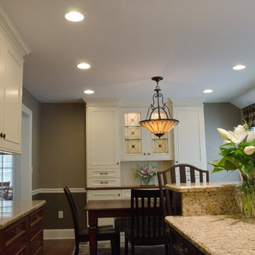 Kitchen: Island, Hutch and Wood Mode Cabinetry