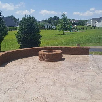 J-Stamped Concrete Patio Warrenton VA