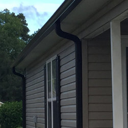 Black Gutter & Downspouts ( Half Round & K Style) - Products