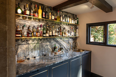 Design ideas for a home bar in London.