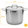 YBM Home Stainless Steel Sauce Pot, 4 Quart