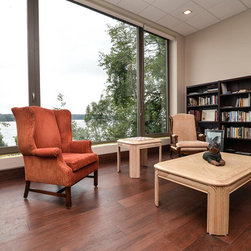 Bright Space & Distressed Floors - Hardwood Flooring