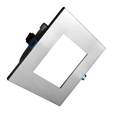 DLE4 Series 4" Square Downlight, Nickel, 3000k
