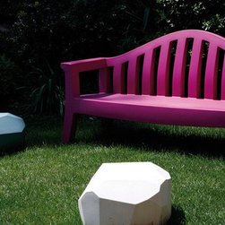 Giulietta Outdoor Bench by Serralunga - Outdoor Benches
