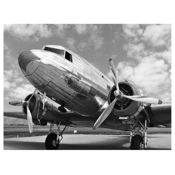 "DC-3 in air field, Arizona" Digital Paper Print by Anonymous, 50"x38"