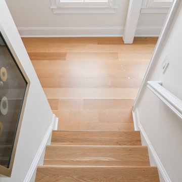 7-Inch Rift and Quartered White Oak Engineered Installation, Site-Finished in Ch