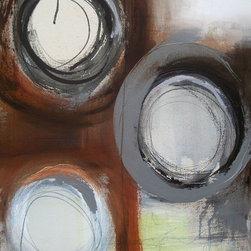 Gray, Brown, 30x32, Acrylics on Canvas - Products