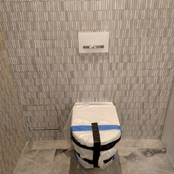 Mosaic tile installation