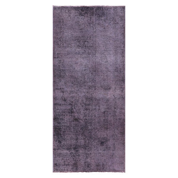 Persian Overdyed Hand Knotted Wool Runner Rug 3' X 6' - Q2545
