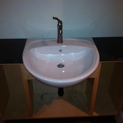 Concrete countertops - Vanity Tops And Side Splashes