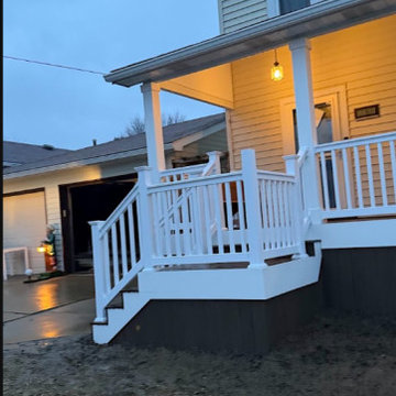 Traditional Wraparound Covered Porch