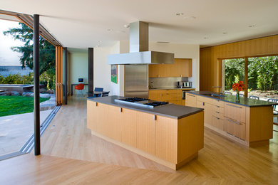 Kitchen - contemporary kitchen idea in Seattle