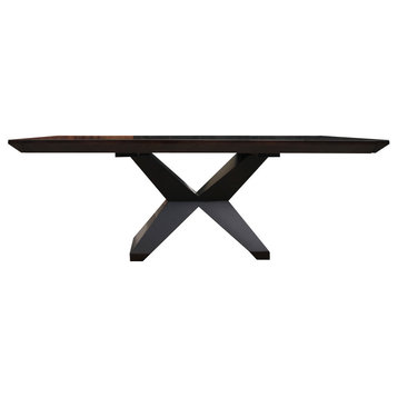 Angles Dining Table, Wenge