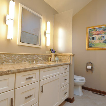 Classic Transitional "Aging in Place" Master Bath