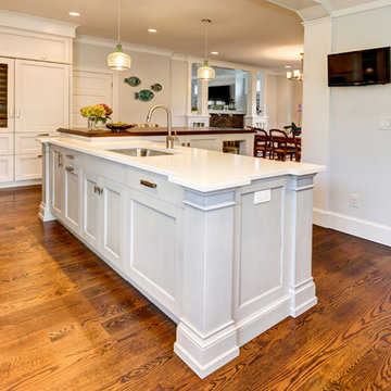 Sea Girt White & Oyster Transitional Kitchen